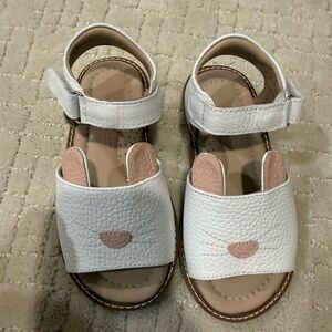 Elephantito White and Pink Kids Sandals